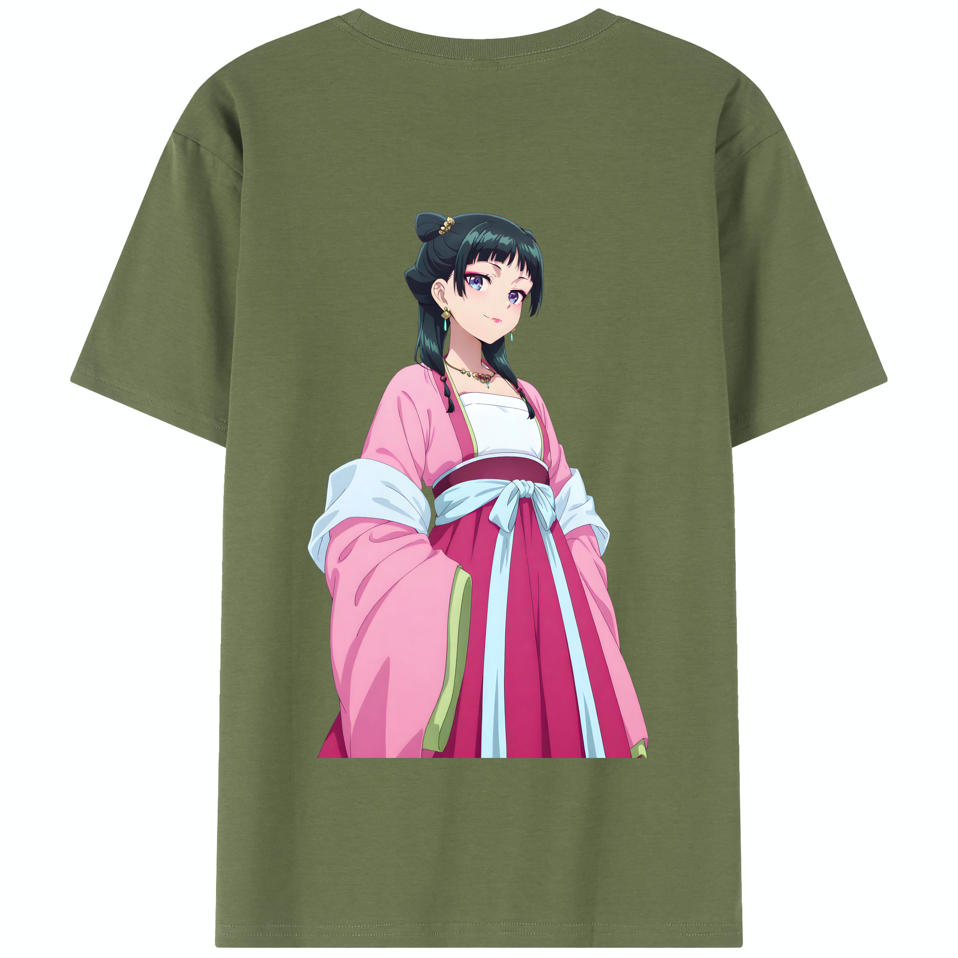 （画像用） 薬屋のひとりごと The Apothecary Diaries 綿100％半袖Tシャツ（背面プリント）